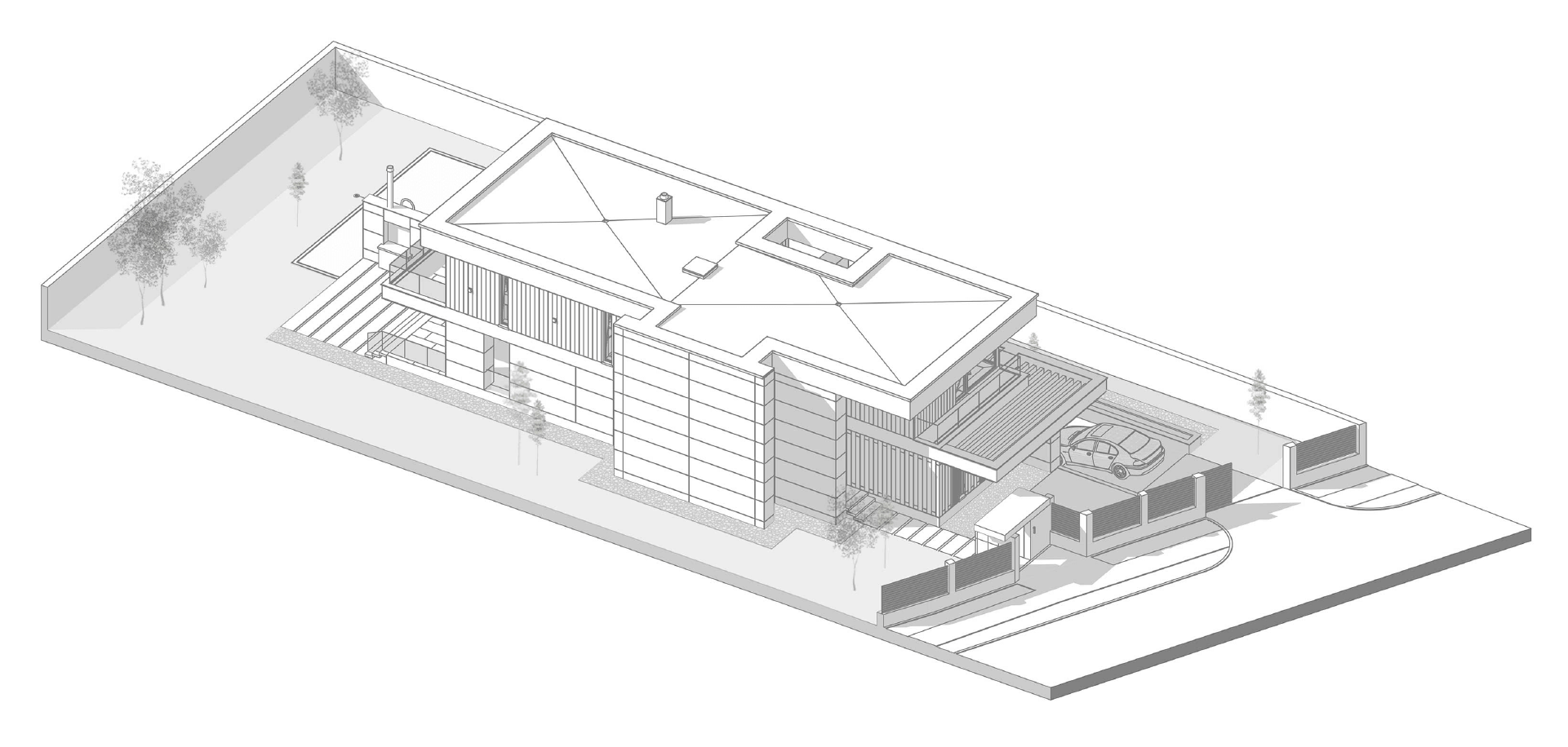 Casa BC axonometrie 2 Casa BC axonometrie 2