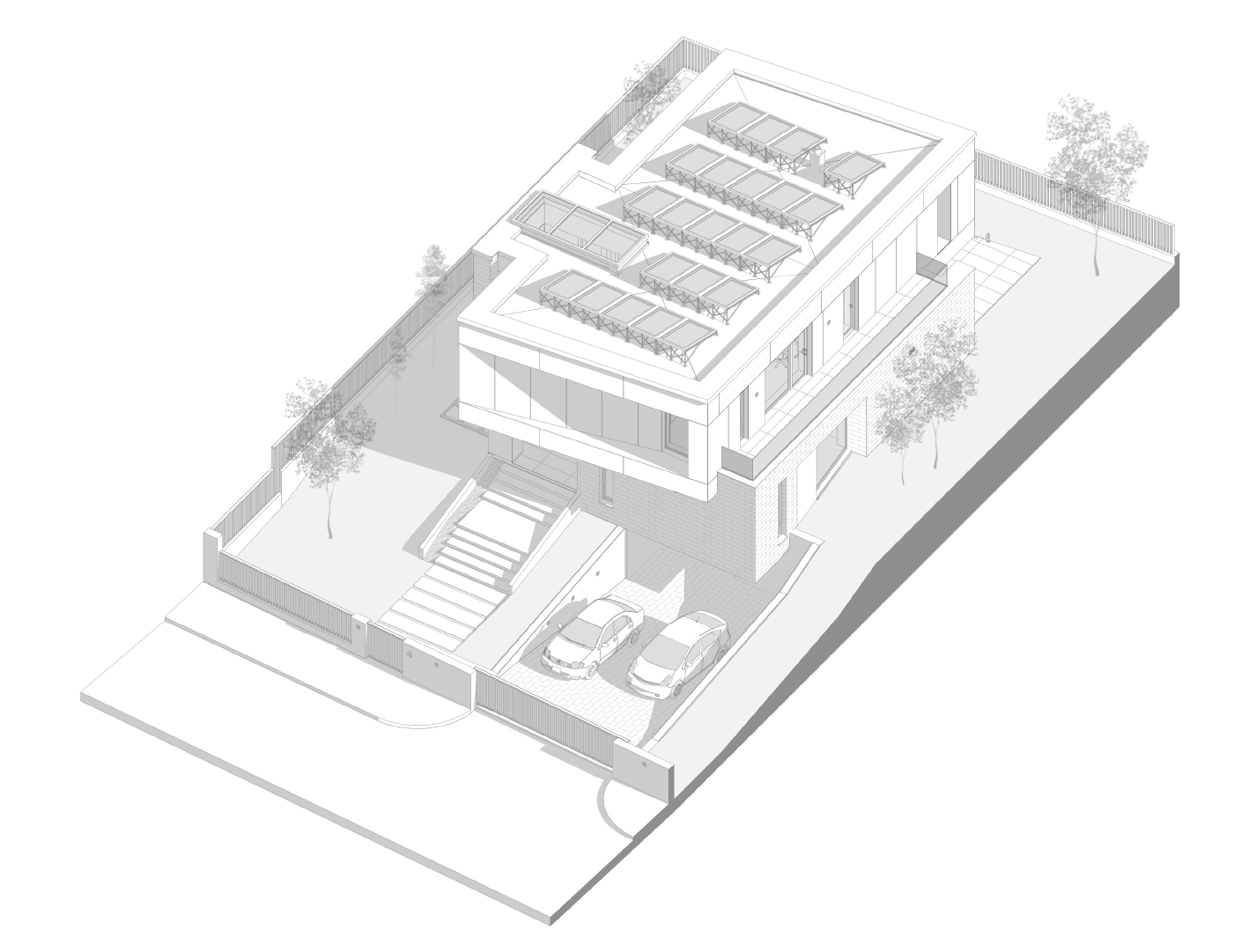 Casa BA axonometrie 1